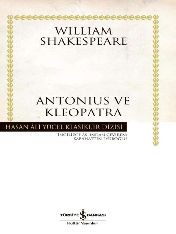 Antonius ve Kleopatra kapağı
